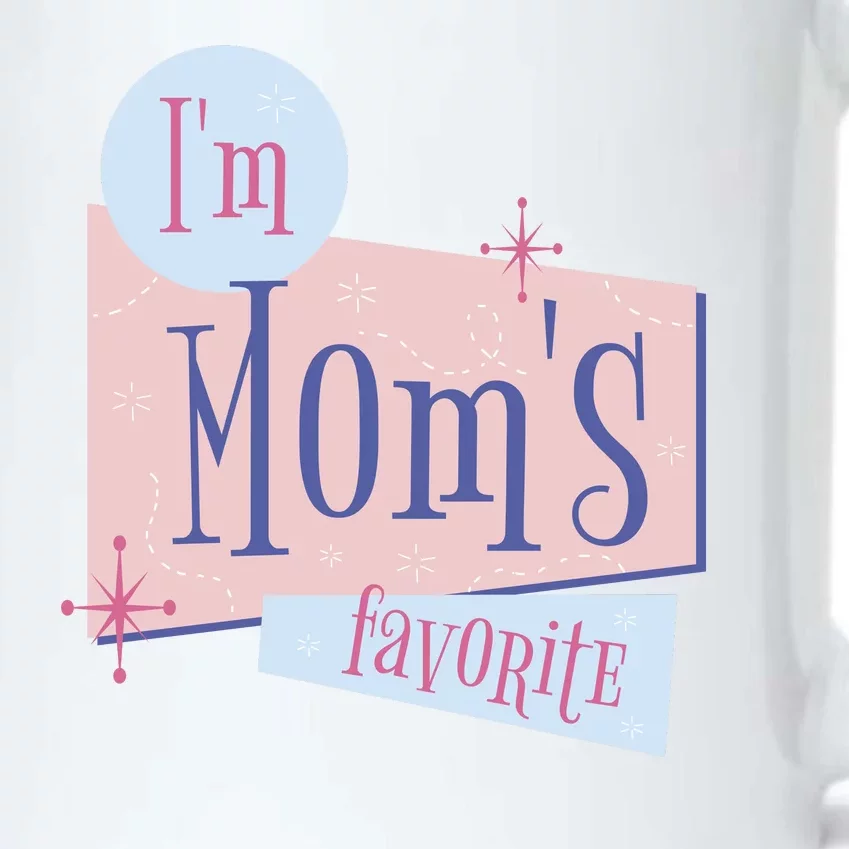 I'm Mom's Favorite Retro Black Color Changing Mug