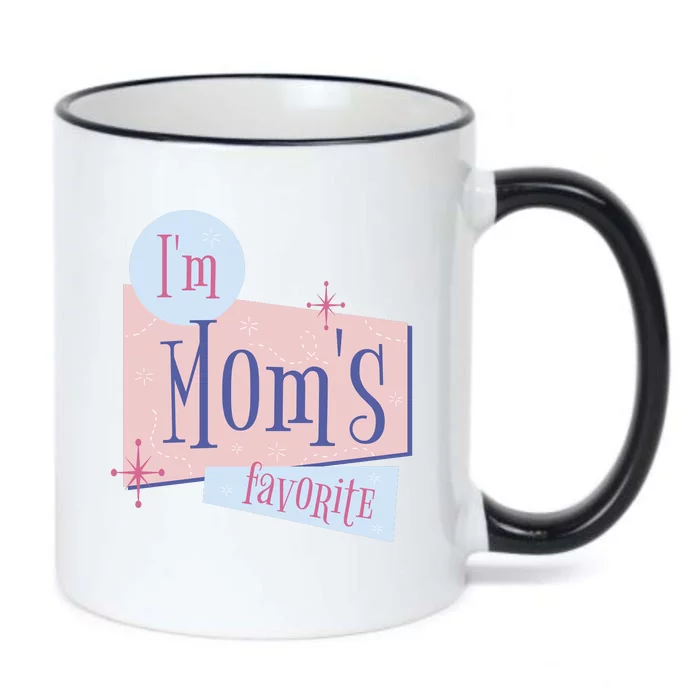 I'm Mom's Favorite Retro Black Color Changing Mug