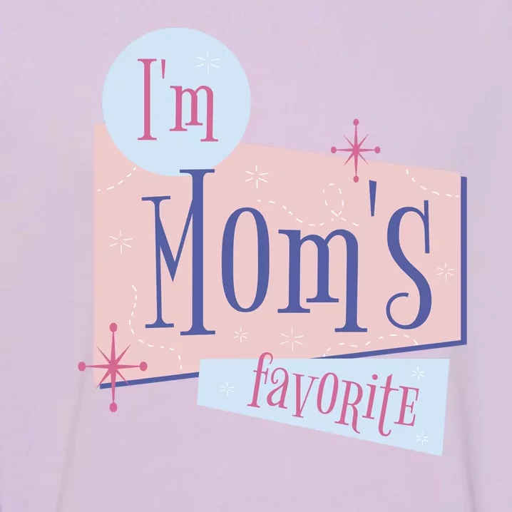 I'm Mom's Favorite Retro Garment-Dyed Sweatshirt