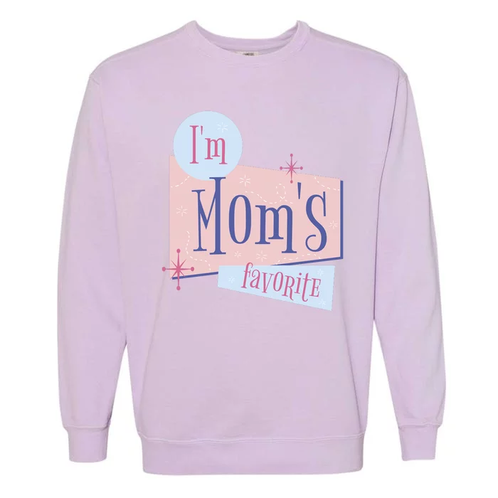 I'm Mom's Favorite Retro Garment-Dyed Sweatshirt