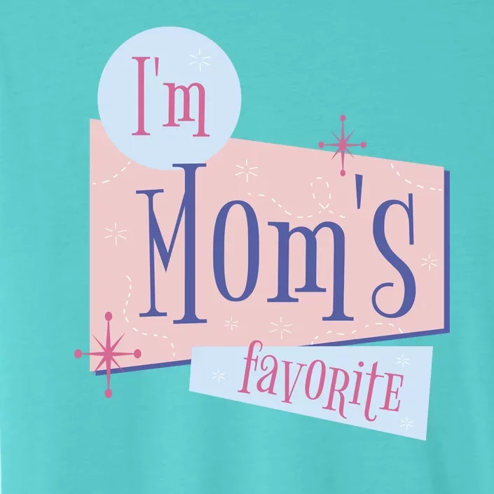 I'm Mom's Favorite Retro ChromaSoft Performance T-Shirt