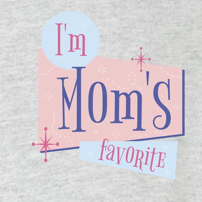 I'm Mom's Favorite Retro Toddler Long Sleeve Shirt