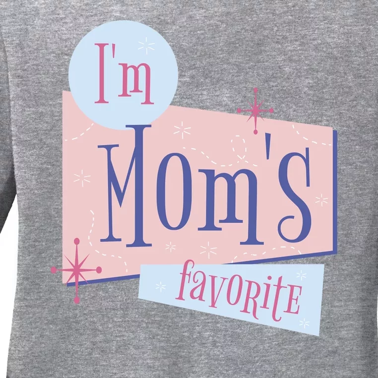 I'm Mom's Favorite Retro Ladies Long Sleeve Shirt