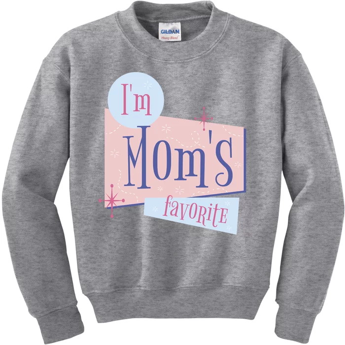 I'm Mom's Favorite Retro Kids Sweatshirt