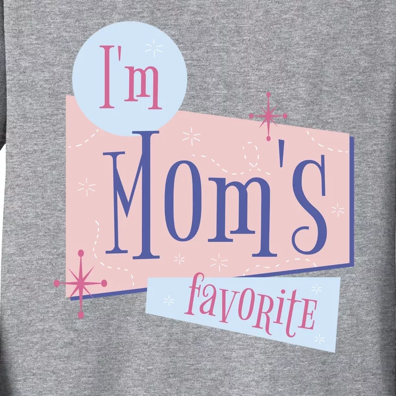 I'm Mom's Favorite Retro Kids Long Sleeve Shirt