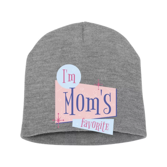 I'm Mom's Favorite Retro Short Acrylic Beanie