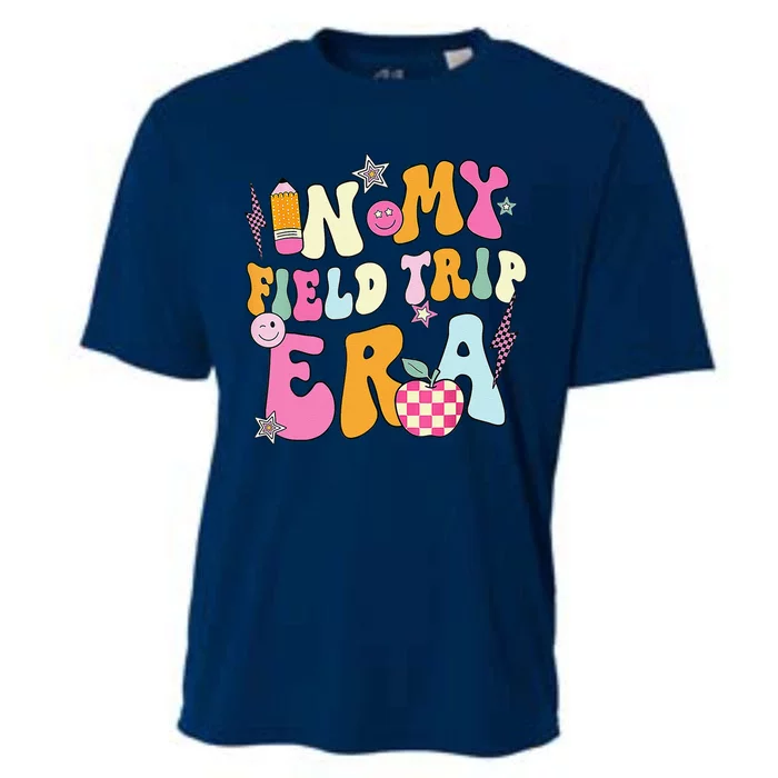 In My Field Trip Era Retro Groovy Teacher Field Day 2024 Cooling Performance Crew T-Shirt