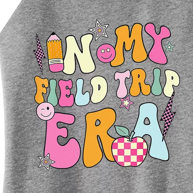 In My Field Trip Era Retro Groovy Teacher Field Day 2024 Women’s Perfect Tri Rocker Tank