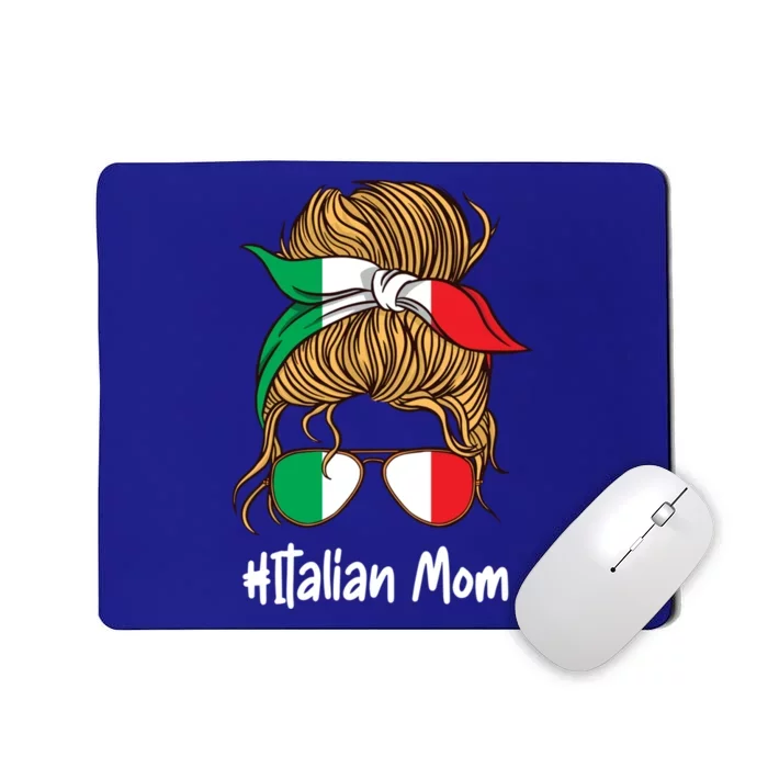 Italian Mom Flag International Retro Mothers Day Meaningful Gift Mousepad