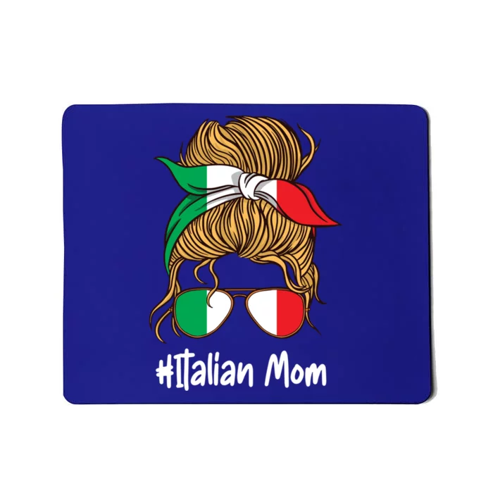 Italian Mom Flag International Retro Mothers Day Meaningful Gift Mousepad