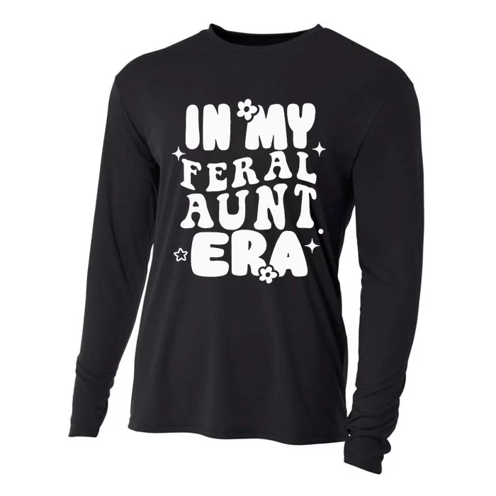 In My Feral Aunt Era Cool Auntie Somebody's Feral Aunt Cooling Performance Long Sleeve Crew