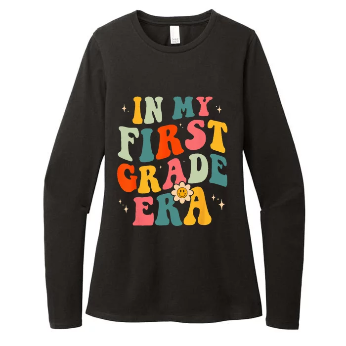 In My First Grade Era 1st Grade Teacher Groovy Retro Womens CVC Long Sleeve Shirt