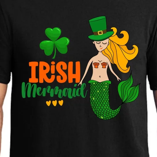 Irish Mermaid Funny Sarcastic St Patrick's Day Leprechaun Gift Pajama Set