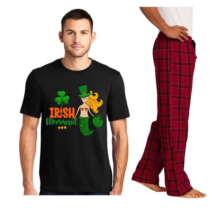 Irish Mermaid Funny Sarcastic St Patrick's Day Leprechaun Gift Pajama Set