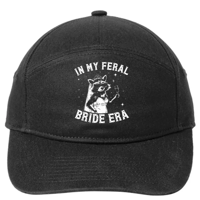 In My Feral Bride Era Raccoon 7-Panel Snapback Hat