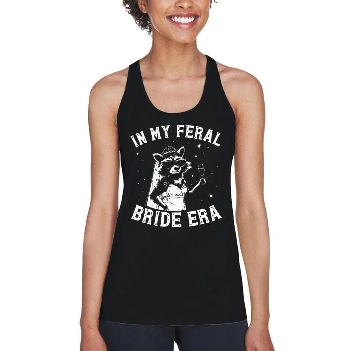 In My Feral Bride Era Raccoon Women's Racerback Tank