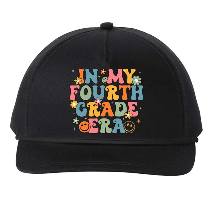 In My Fourth Grade Era Back To School 4th Grade Teacher Team Snapback Five-Panel Rope Hat