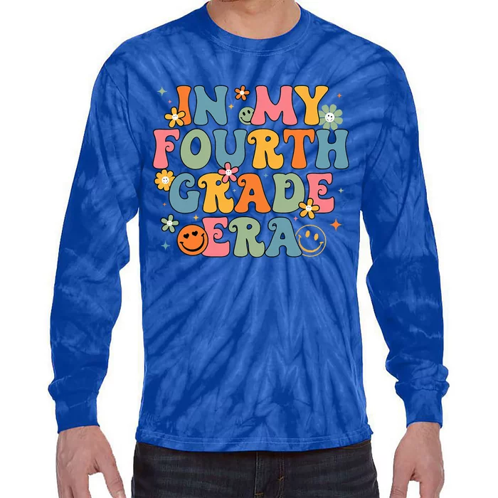 In My Fourth Grade Era Back To School 4th Grade Teacher Team Tie-Dye Long Sleeve Shirt