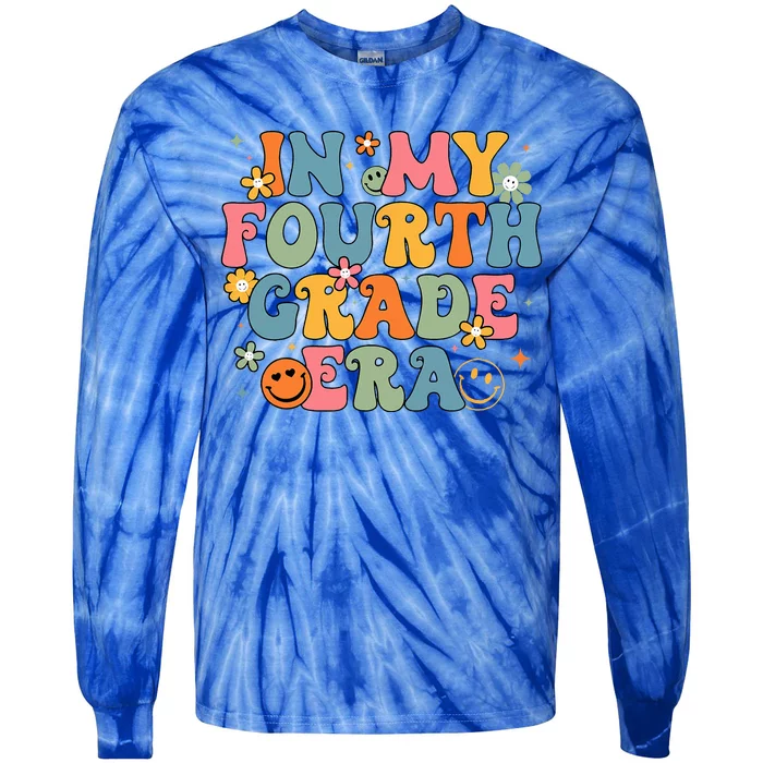 In My Fourth Grade Era Back To School 4th Grade Teacher Team Tie-Dye Long Sleeve Shirt