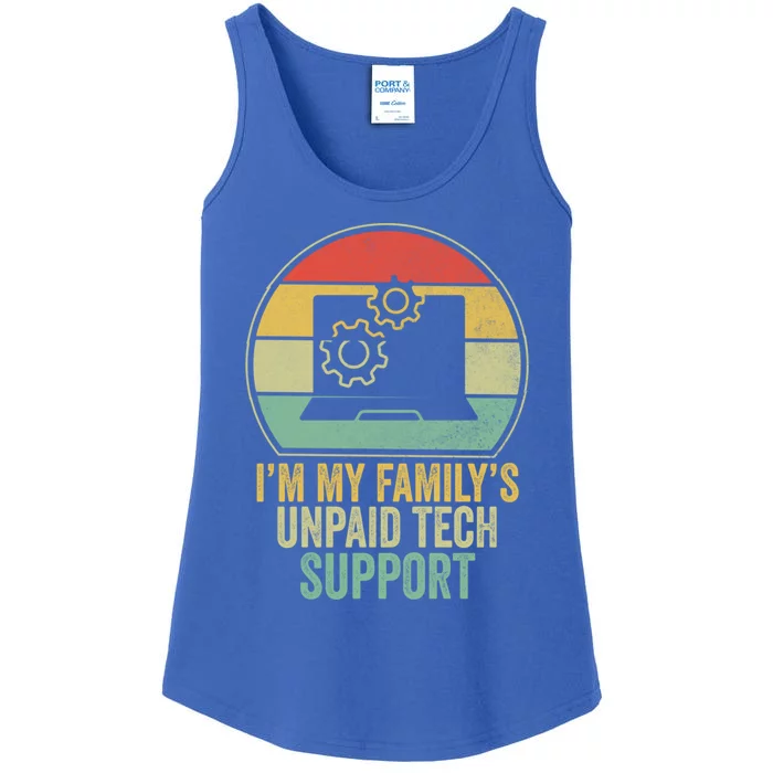 IM My FamilyS Unpaid Tech Support Funny Computer Engineer Gift Ladies Essential Tank