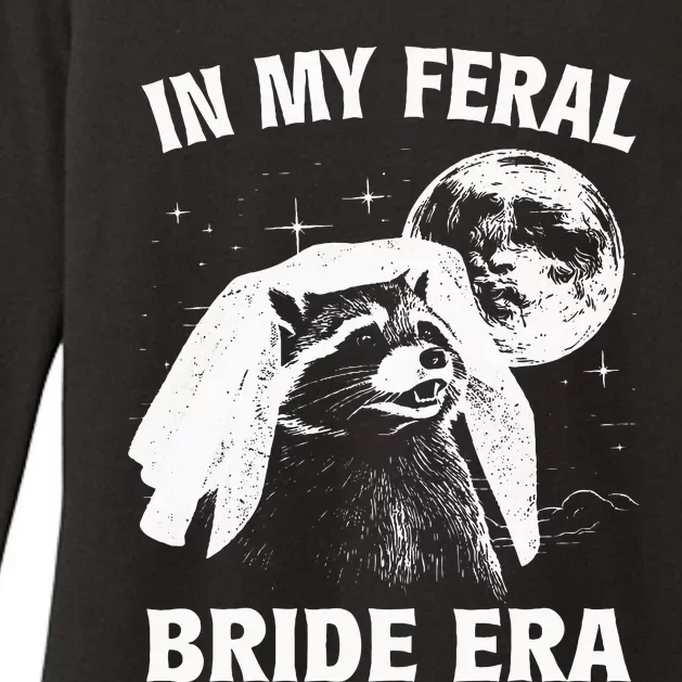 In My Feral Bride Era Raccoon Womens CVC Long Sleeve Shirt