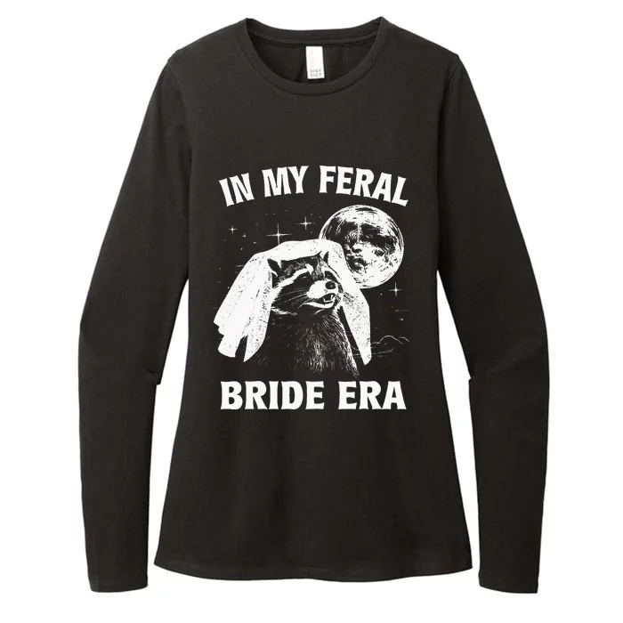 In My Feral Bride Era Raccoon Womens CVC Long Sleeve Shirt