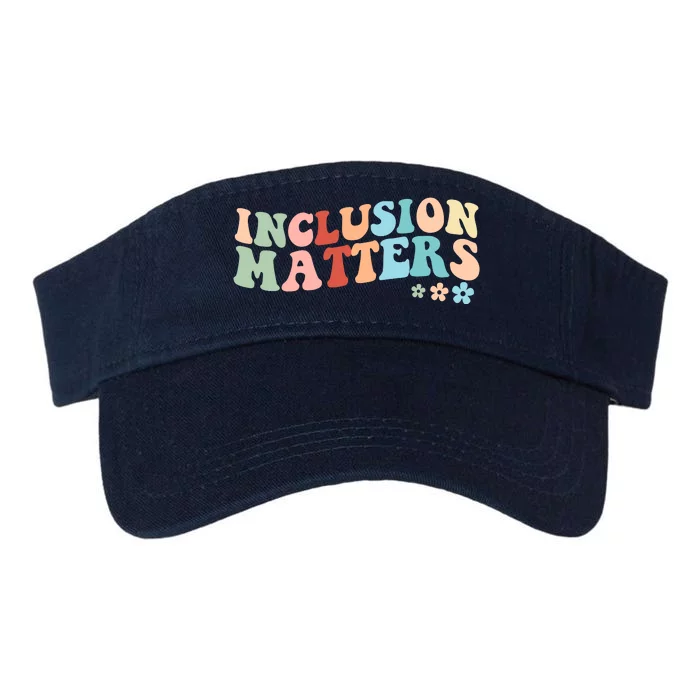 Inclusion Matters Floral Love Acceptance Valucap Bio-Washed Visor