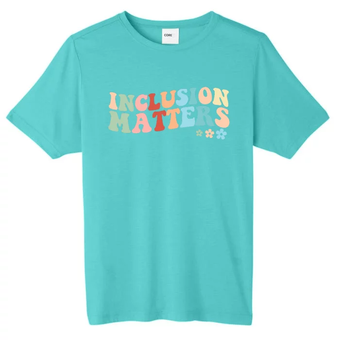 Inclusion Matters Floral Love Acceptance ChromaSoft Performance T-Shirt