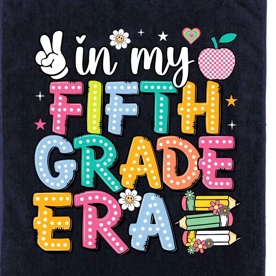 In My Fifth Grade Era 5th Grade For Teacher Girl & Boy Platinum Collection Golf Towel