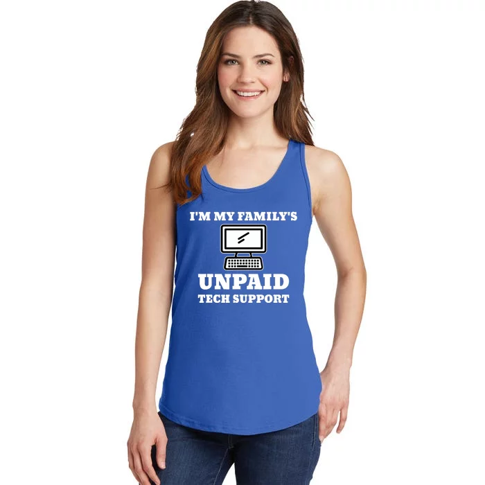 IM My FamilyS Unpaid Tech Support Funny Computer Ladies Essential Tank