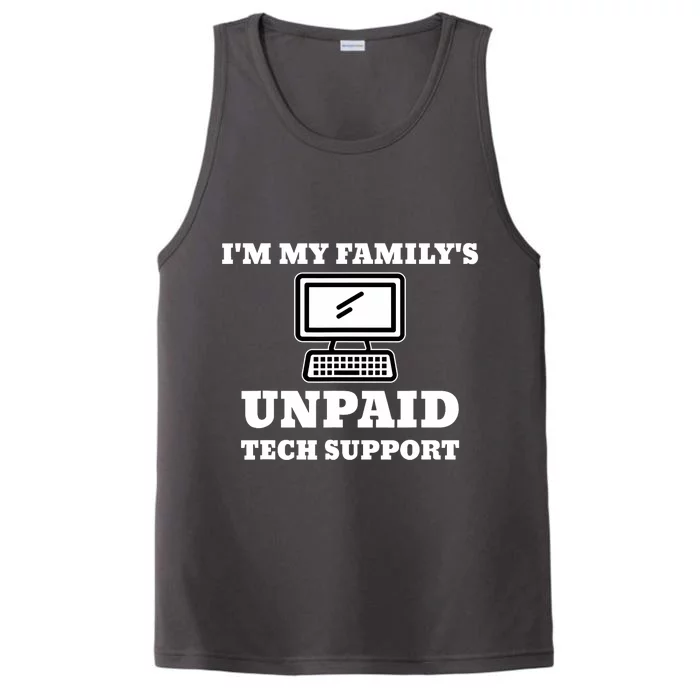 IM My FamilyS Unpaid Tech Support Funny Computer Performance Tank