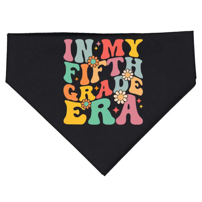 In My Fifth Grade Era First Day Of School USA-Made Doggie Bandana