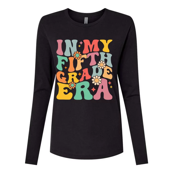 In My Fifth Grade Era First Day Of School Womens Cotton Relaxed Long Sleeve T-Shirt