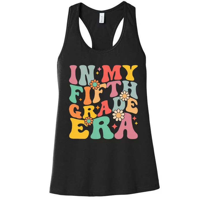 In My Fifth Grade Era First Day Of School Women's Racerback Tank