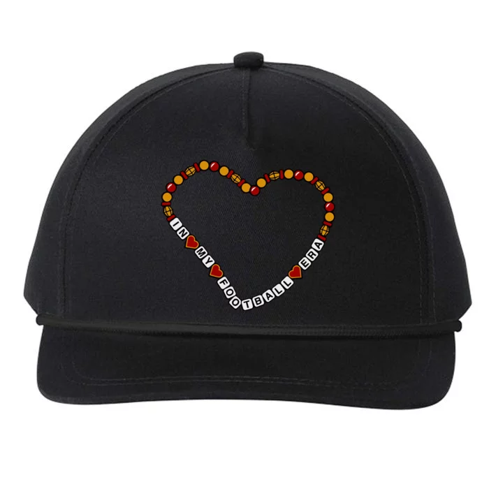 In My Football Era Friendship Bracelet Snapback Five-Panel Rope Hat