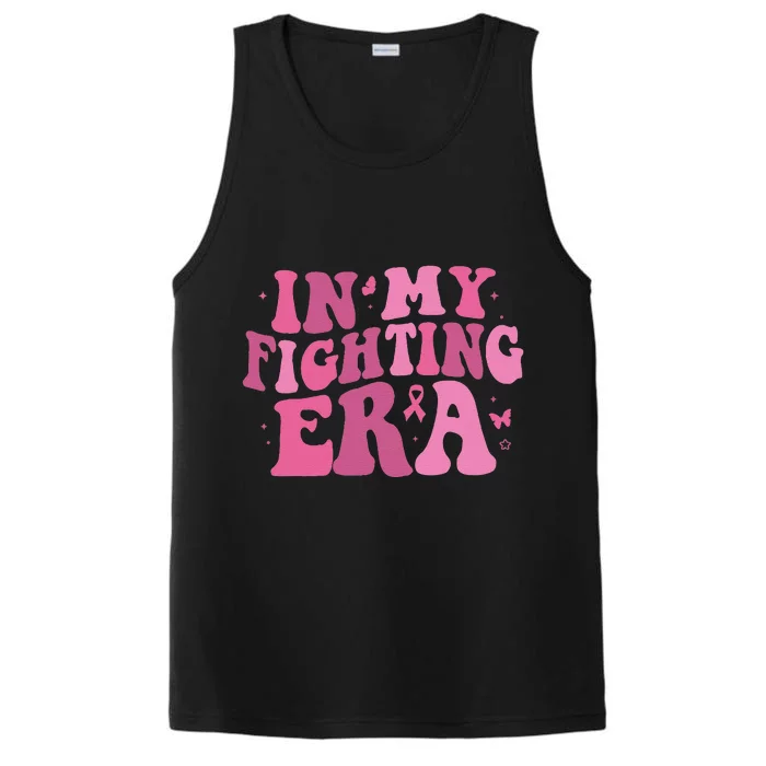 In My Fighting Era Breast Cancer Awareness Support Squad Performance Tank