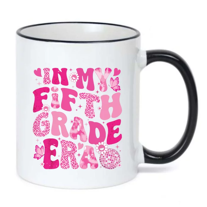 In My Fifth Grade Era Teachers Women Back To School Girl Black Color Changing Mug