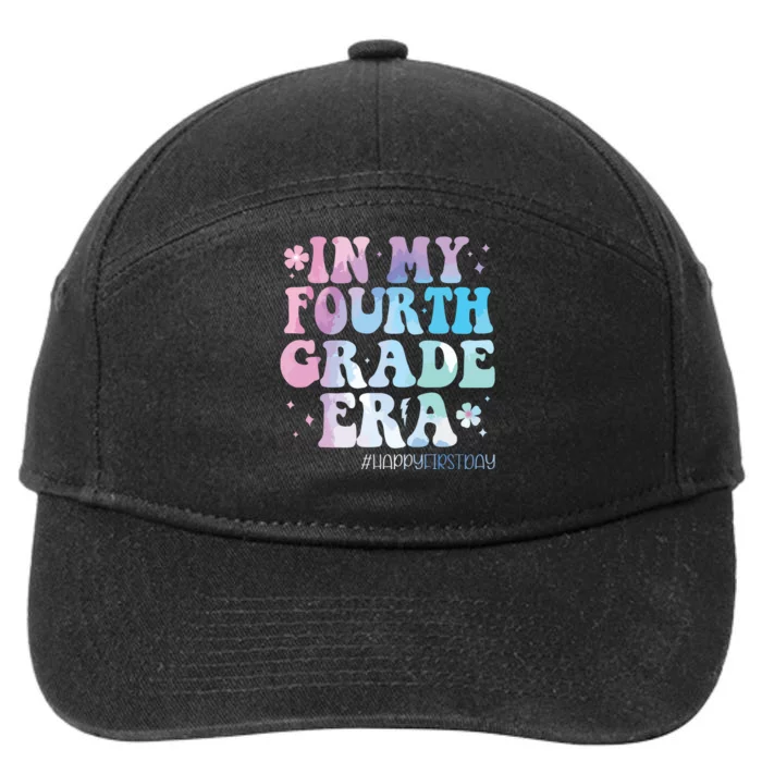 In My Fourth Grade Era Back To School 4th Grade Teacher 7-Panel Snapback Hat