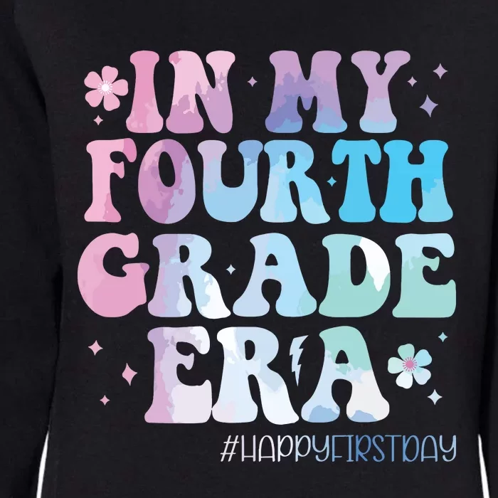 In My Fourth Grade Era Back To School 4th Grade Teacher Womens California Wash Sweatshirt