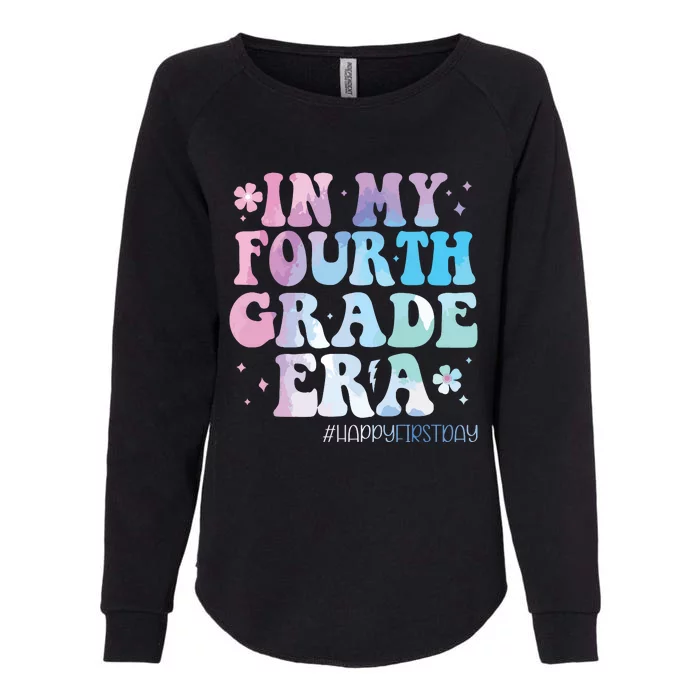 In My Fourth Grade Era Back To School 4th Grade Teacher Womens California Wash Sweatshirt