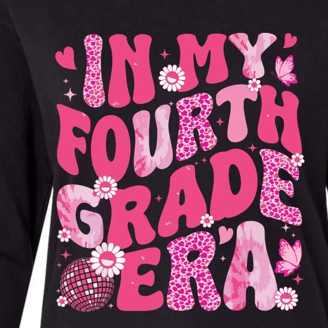 In My Fourth Grade Era Teachers Women Back To School Girl Womens Cotton Relaxed Long Sleeve T-Shirt