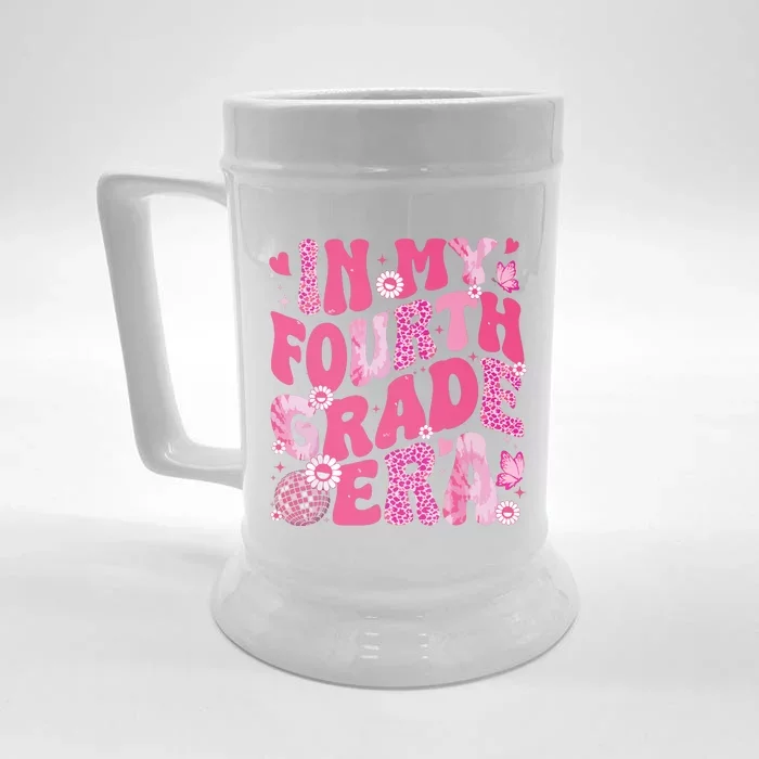 In My Fourth Grade Era Teachers Women Back To School Girl Front & Back Beer Stein