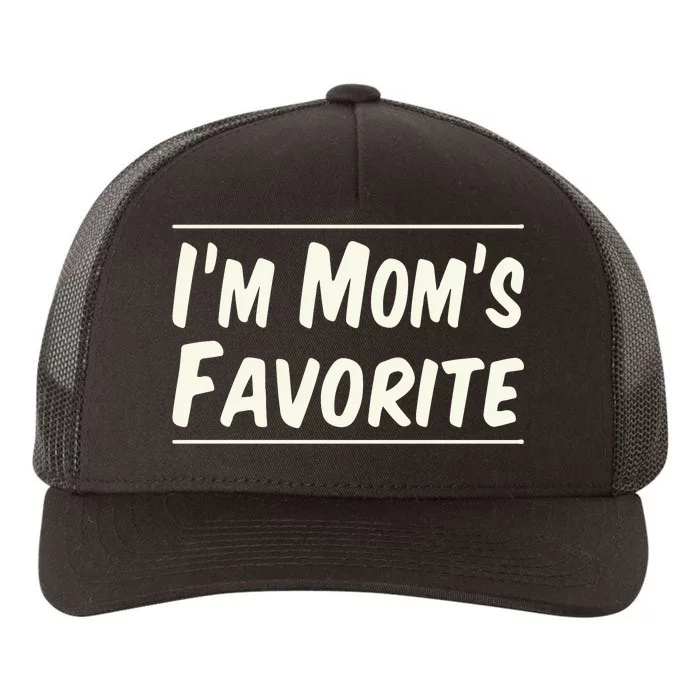 IM MomS Favorite Yupoong Adult 5-Panel Trucker Hat