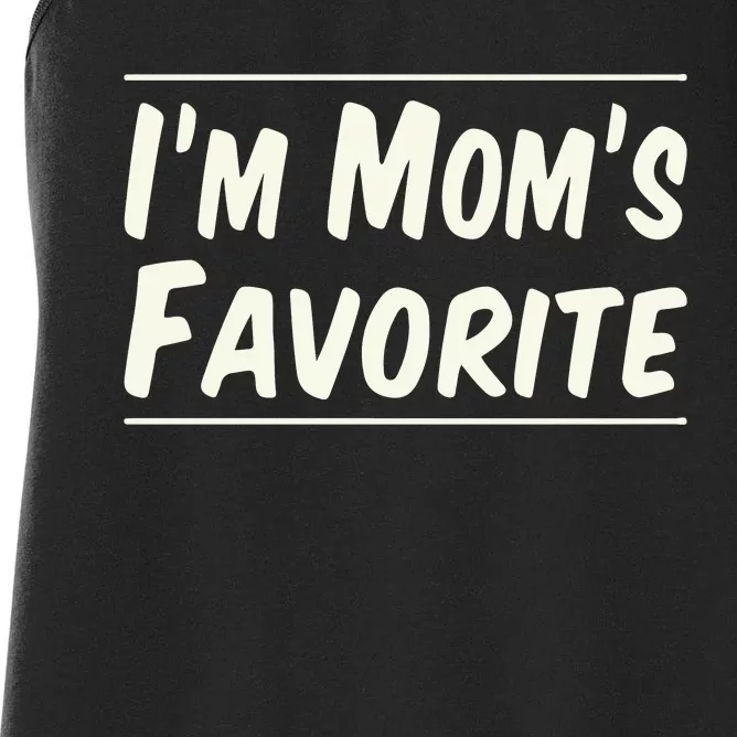 IM MomS Favorite Women's Racerback Tank