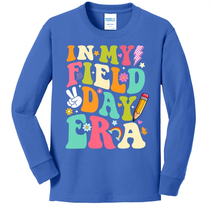 In My Field Day 2024 For Teacher Field Day Gift Kids Long Sleeve Shirt