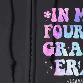 In My Fourth Grade Era Back To School 4th Grade Teacher Gift Full Zip Hoodie