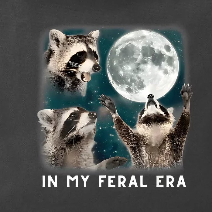 In My Feral Era Raccoon Zip Tote Bag