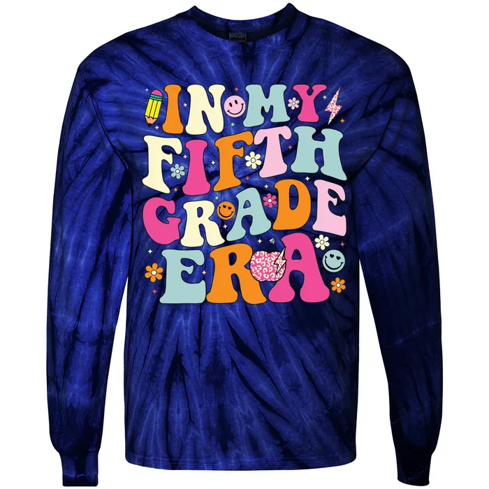 In My Fifth Grade Era 5th Grade Era Teacher Back To School Tie-Dye Long Sleeve Shirt