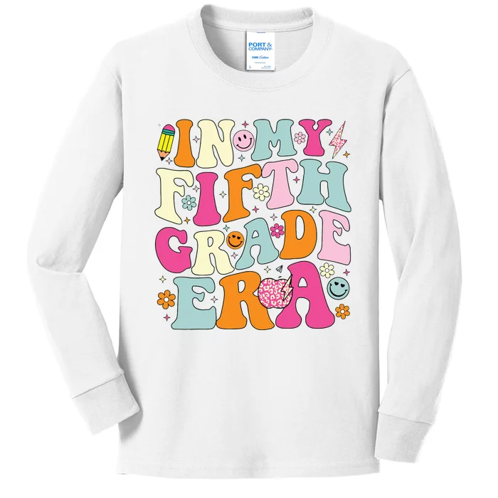 In My Fifth Grade Era 5th Grade Era Teacher Back To School Kids Long Sleeve Shirt