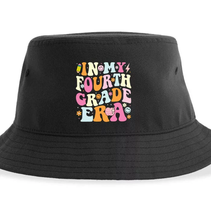 In My Fourth Grade Era 4th Grade Girl Teacher Back To School Sustainable Bucket Hat